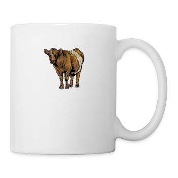 Galloway Rind I Schottland Rinderzucht für - Tasse - Weiß - Rechts