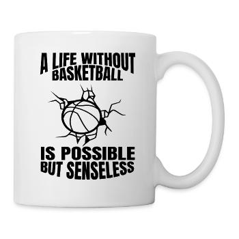 Basketballspieler Basketball Basketballteam - Tasse - Weiß - Rechts