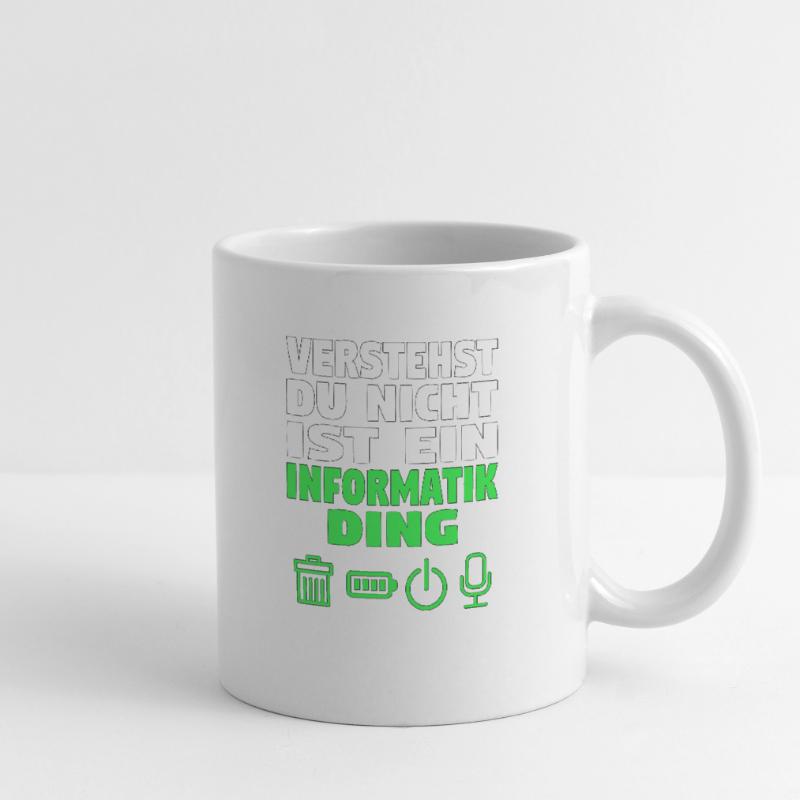 Informatik Computer Programmierer Entwickler Coder Tasse