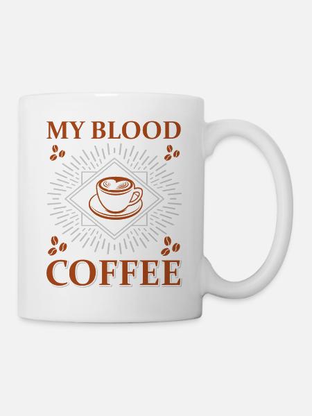 Coffee Blood - Tasse - Weiß