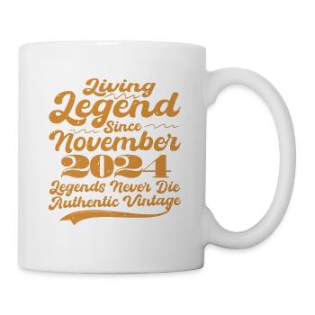 Il était une fois une légende. Naissance en novembre 2024 - Mug blanc - blanc - Droite