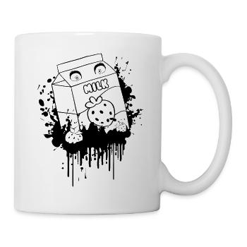 Goutte à goutte de lait de fraise gothique gothique finlandais - Mug blanc - blanc - Droite