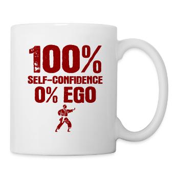 Japanischer Kampfsport Karate - Tasse - Weiß - Rechts