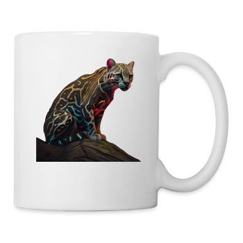 just a boy girl who loves Ocelots Ocelot ocelot ocelot - Mug - white - Right