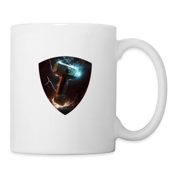 Papa Vathor Va Thor Vatertag Vatertagsgeschenk - Tasse - Weiß - Rechts