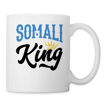 Roi Somali Somali Somalie Drapeau somalien - Mug blanc - blanc - Droite