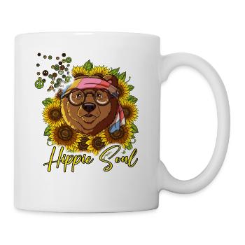60s 70s Costume Hippie Soul - Mug blanc - blanc - Droite
