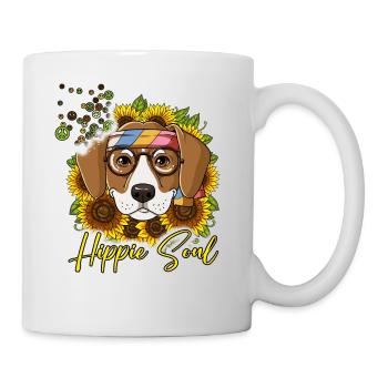 60s 70s Costume Hippie Soul - Mug blanc - blanc - Droite