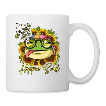60s 70s Costume Hippie Soul - Mug blanc - blanc - Droite
