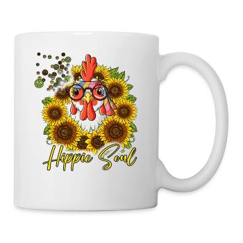 60s 70s Costume Hippie Soul - Mug blanc - blanc - Droite