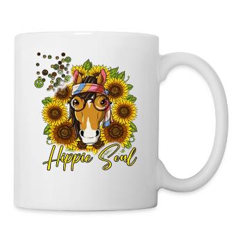 60s 70s Costume Hippie Soul - Mug blanc - blanc - Droite