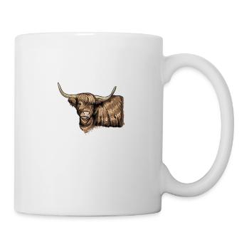 Galloway Rind I Schottland Rinderzucht Geschenk - Tasse - Weiß - Rechts