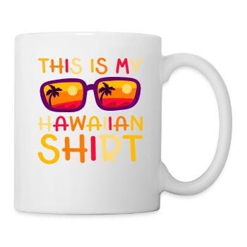 This Is My Hawaiian Luau Tropical Hawaii - Mug - white - Right
