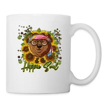 60s 70s Costume Hippie Soul - Mug blanc - blanc - Droite
