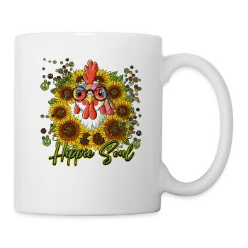 60s 70s Costume Hippie Soul - Mug blanc - blanc - Droite