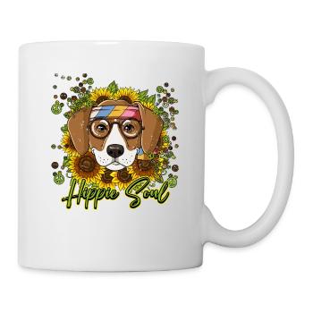 60s 70s Costume Hippie Soul - Mug blanc - blanc - Droite