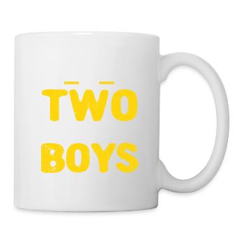 Stolzer Vater von zwei fantastischen Jungen Sohn - Tasse - Weiß - Rechts