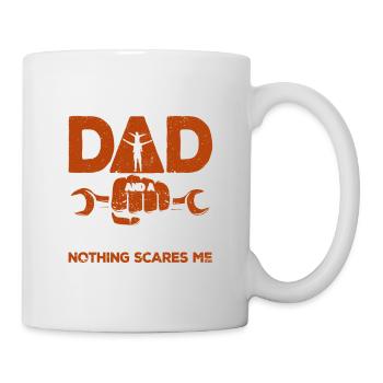 I'm a dad and a mechanic Doesn't do anything - Mug - white - Right