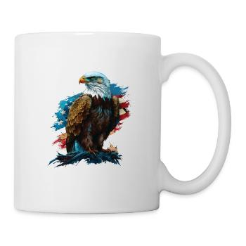 Hi Freedom You Sexy Creature American Bald Eagle - Tasse - Weiß - Rechts