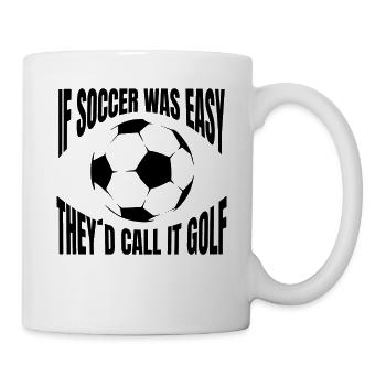 Fußballspieler Fußballdesign Fußballmannschaft - Tasse - Weiß - Rechts
