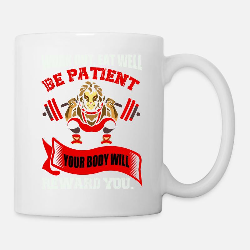 Votre corps vous récompensera - Mug blanc - blanc
