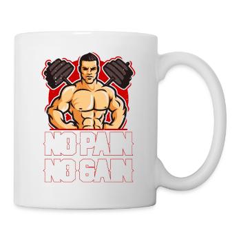 No Pain No Gain - Mug - white - Right