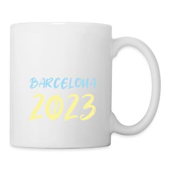Barcelona 2023 - Tasse - Weiß - Rechts