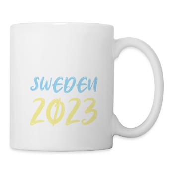 Suède 2023 - Mug blanc - blanc - Droite