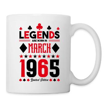 birthday gift March 1965. card games . - Mug - white - Right