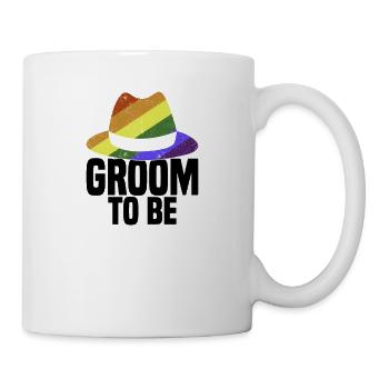 Enterrement de vie de garçon marié - Mug blanc - blanc - Droite