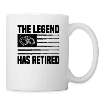 Shérif adjoint Police Law Officer Guard - Mug blanc - blanc - Droite