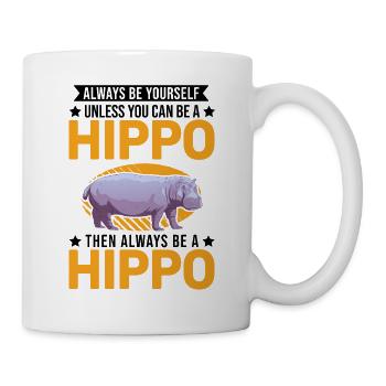 Soyez toujours vous-même hippopotame hippopotame hippopotame - Mug blanc - blanc - Droite