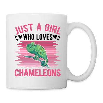 Caméléon Fille Caméléon - Mug blanc - blanc - Droite