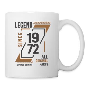 Legend Since 1972 51 birthday - Mug - white - Right