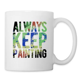 Maler Zeichner für Künstler - Tasse - Weiß - Rechts