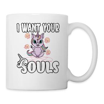 Satan Beelzebub Teufel Gothic Pentagram Mystisch - Tasse - Weiß - Rechts