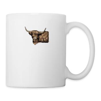 Galloway Rind I Schottland Rinderzucht Geschenk - Tasse - Weiß - Rechts