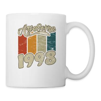 1998 Anniversaire génial depuis Retro - Mug blanc - blanc - Droite