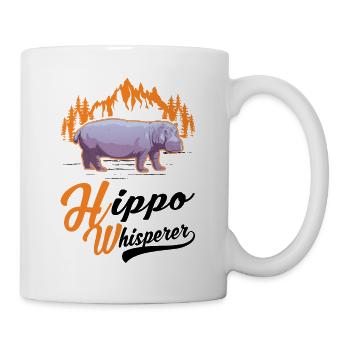 Hippo Whisperer Hippo Hippo Hippo - Mug - white - Right