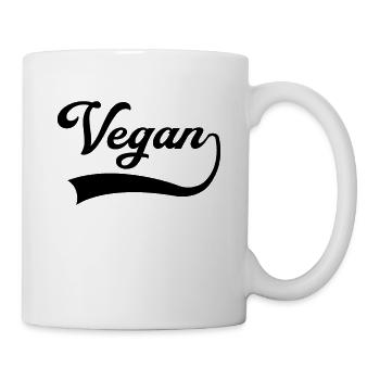 Vegan lettering - Mug - white - Right