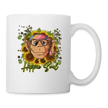 60s 70s Costume Hippie Soul - Mug blanc - blanc - Droite