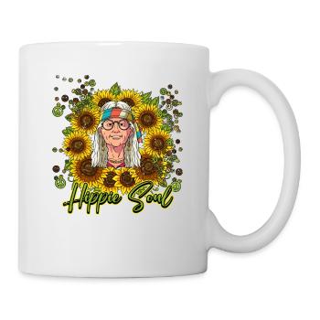 60s 70s Costume Hippie Soul - Mug blanc - blanc - Droite