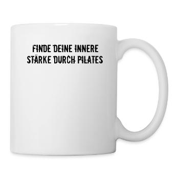 Pilates - Finde deine innere Stärke durch Pilates - Tasse - Weiß - Rechts
