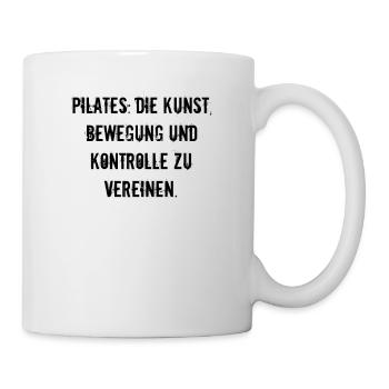Pilates - Pilates: Die Kunst, Bewegung und - Tasse - Weiß - Rechts