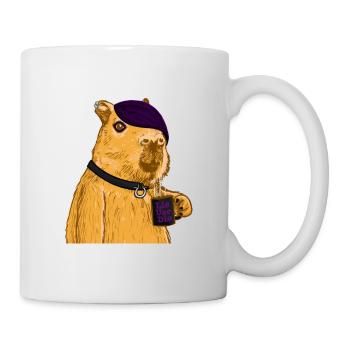 Emo Capybara - Mug blanc - blanc - Droite