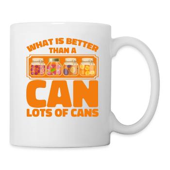 Quoi de mieux qu’un cadeau de mise en conserve - Mug blanc - blanc - Droite