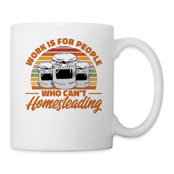 People who can't homestead Canning Gesc - Mug - white - Right