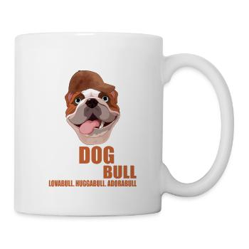 Meine Bulldoge - Tasse - Weiß - Rechts