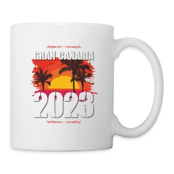 Grande Canarie 2023 (Garantie du prix le plus bas) - Mug blanc - blanc - Droite