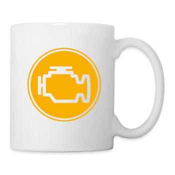 Vérifier le voyant du moteur Autotuning - Mug blanc - blanc - Droite